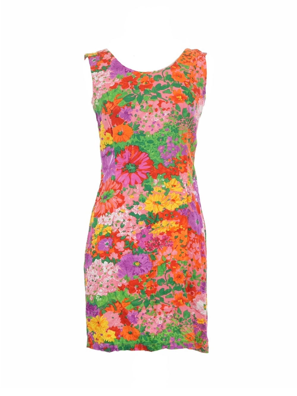 NWOT Vintage Jams World In Bloom Hawaii Dress Tropical Wearable Art 90s